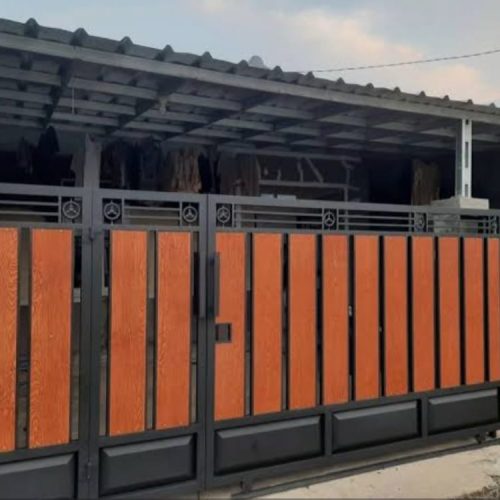 Contoh pintu gerbang 19 - Jasa pembuatan pagar besi Semarang Kendal