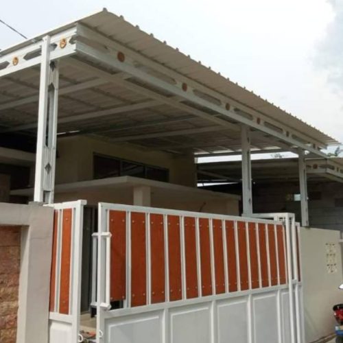 Contoh pintu gerbang 27 - Jasa pembuatan pagar besi Semarang Kendal