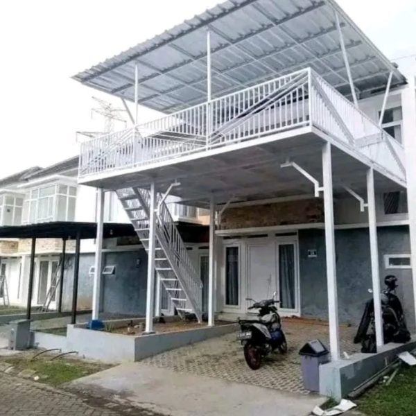 Contoh kanopi 8 - Jasa pembuatan dan pemasangan kanopi besi maupun baja ringan Semarang Kendal