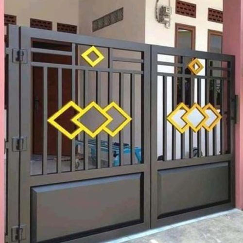 Contoh pintu gerbang 48 - Jasa pembuatan pagar besi Semarang Kendal