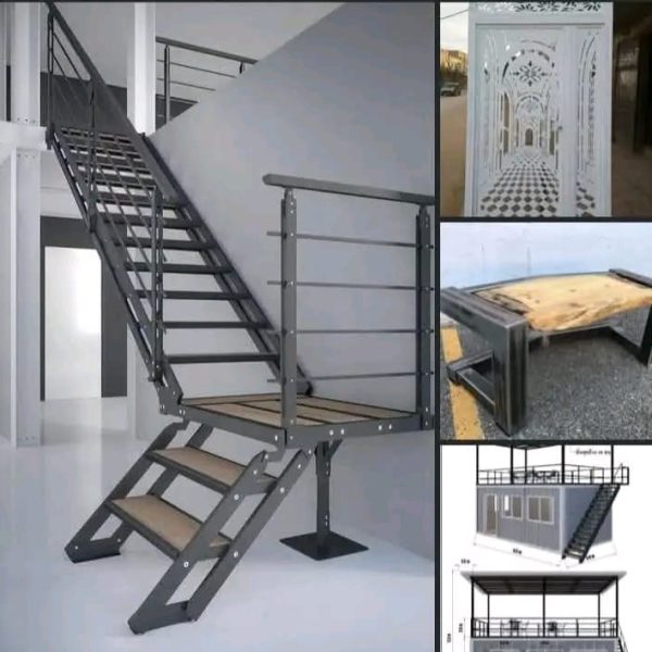 Contoh railing tangga 7 - Jasa pembuatan railing tangga besi Semarang Kendal